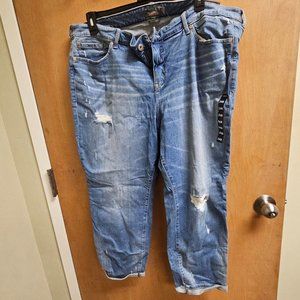 Torrid 24R Boyfriend Straight Jean Vintage Stretch